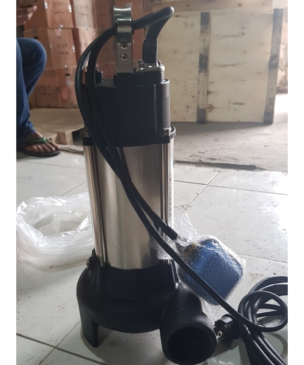 Bơm chìm cánh cắt rác Trung quốc 2.2Kw